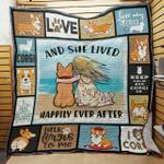 corgi dog jfj quilt vgt d2388246