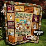 corgi sewing personalized quilt blanket bbb090613ht d2355814