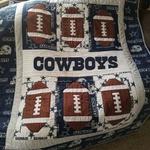 cowboys fan quilt blanket lv01 quilt d2321137