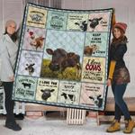 cows i love you till the cows come home quilt blanket great customized blanket gifts for birthday
