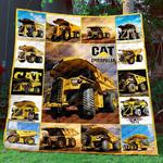 ctpt b310717 caterpillar truck quilt blanket quilt d2323073