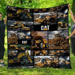 ctpt b310734 caterpillar truck quilt blanket quilt d2322924