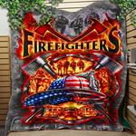 custom blanket firefighter usa blanket perfect gift for dad quilt blanket d2352836