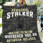 custom poodle black dog jfj quilt tmf d2388364
