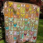 cute animals quilt blanket d2347403