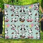 cute baby panda pattern dhcdhc dt1910 quilt blanket d2316141