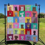 cute cat dhcld0709 quilt blanket d2316188