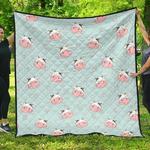 cute cow flower pattern dhcdhc dt1910 quilt blanket d2316554