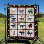 cute dog 13 dhcld0909 quilt blanket d2316086