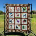 cute dog 14 dhcld0909 quilt blanket d2316217