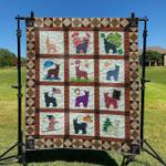 cute dog 32 dhcld0909 quilt blanket d2316634