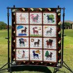 cute dog 33 dhcld0909 quilt blanket d2316343