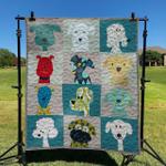 cute dogs dhccna0909 quilt blanket d2316824