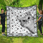 cute kitty quilt blanket d2355716
