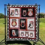 cute owl dhcld0909 quilt blanket d2316703