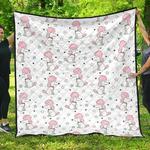 cute poodle dog star pattern dhcdhc dt1910 quilt blanket d2316594