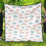 cute rainbow dhcound pattern dhcdhc dt1910 quilt blanket d2316655
