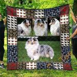 cute rough collie pets dog blanket th1807 quilt d2317797