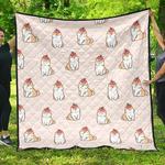 cute shiba inu dog apple pattern dhcdhc dt1910 quilt blanket d2316494