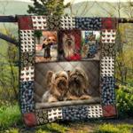 cute yorkshire terrier pets dog 3d blanket th0607 quilt d2318236