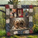 cute yorkshire terrier pets dog blanket th1807 quilt d2318235