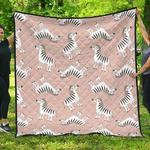 cute zebra pattern dhcdhc dt1910 quilt blanket d2316642