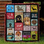 dachshund 190223017 quilt blanket d2357320