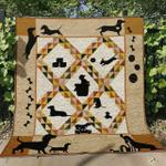 dachshund bl120712 quilt blanket d2357545