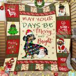dachshund christmas hur quilt ir d2389191