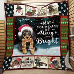 dachshund christmas quilt blanket abc07112330 d2316376