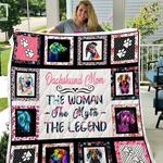 dachshund cl09100095mdq quilt blanket d2381371