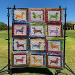 dachshund dhccna0909 quilt blanket d2316327