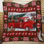 dachshund dog christmas quilt blanket abc07112321 d2316277