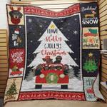 dachshund dog christmas quilt blanket abc07112922 d2316124