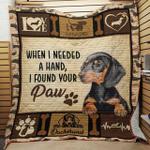 dachshund dog quilt blanket abc07111579 d2316206
