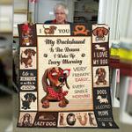 dachshund dog quilt blanket abc07112492 d2316366