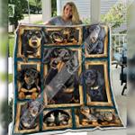 dachshund dog sherpa e quilt derqjz d2388653