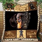 dachshund dog th2509177cl quilt blanket d2318252