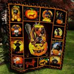 dachshund halloween quilt blanket bbb040857mh d2316596