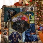 dachshund jfj quilt shg d2388254