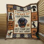 dachshund m v1 cutie 3d customized quilt d2314192