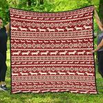 dachshund nordic pattern dhcdhc dt1910 quilt blanket d2316661