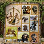 dachshund p25030115 3d customized quilt blanket 384 d2320009