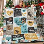 dachshund quilt blanket abc06011106 d2316535