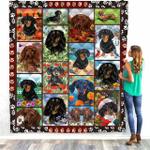 dachshund quilt blanket abc281111 d2316323