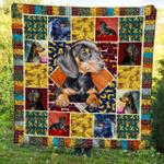 dachshund quilt blanket bbb070505mh d2316626