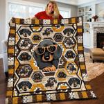 dachshund quilt blanket bbb130511ht d2316559