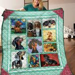 dachshund quilt blanket c9b030315na d2316563