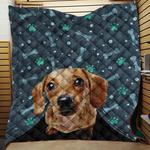 dachshund quilt blanket c9b0504140nh d2316191