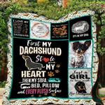 dachshund quilt blanket dhc3112529vt d2380154